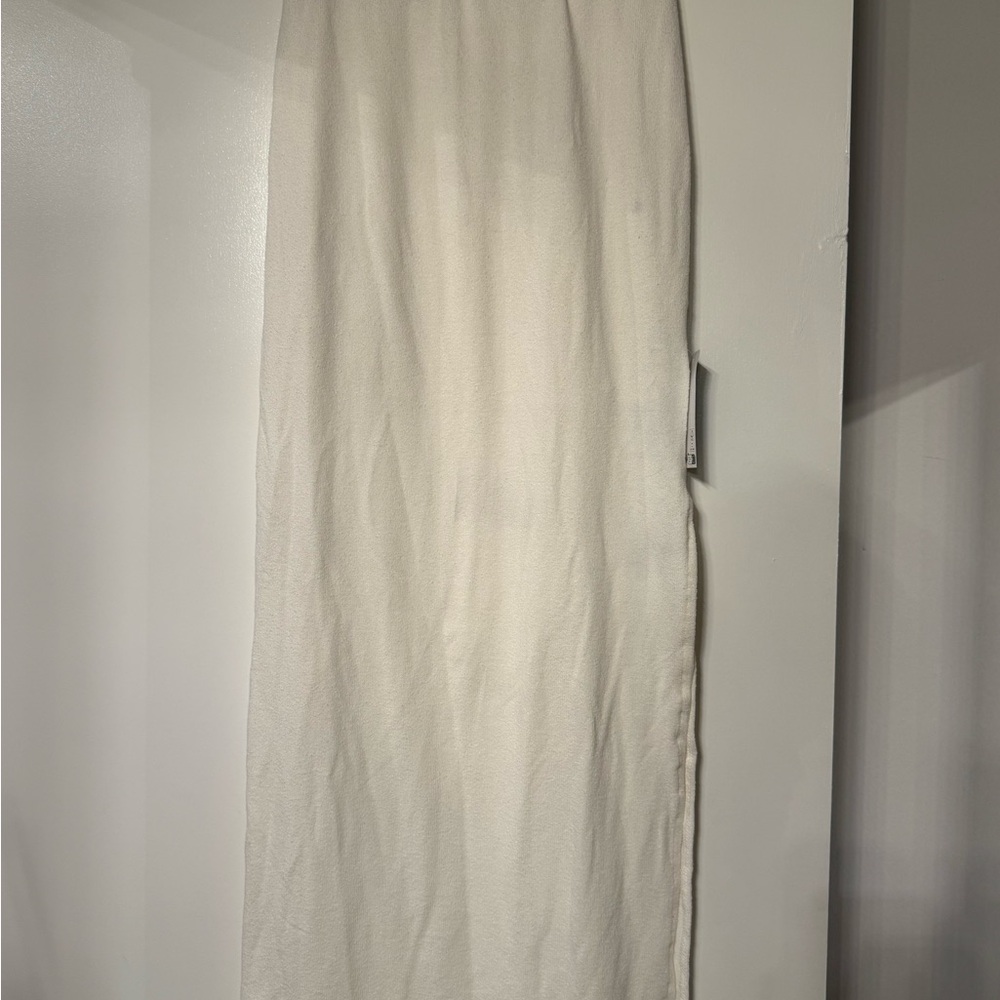 Chic Cream Maxi Skirt